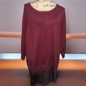 BLL New York Scoop Neck Sweater Size XL NWT